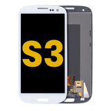 Replacement LCD Assembly Without Frame Compatible with Samsung Galaxy S3 (Refurbished) (White)