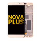 Replacement LCD Assembly With Frame Compatible with Huawei Nova Plus (Refurbished) (Gold)
