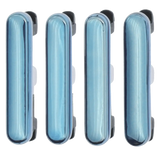 Replacement Hard Buttons (Power / Volume) Compatible with LG Stylo 6 / K71 (Silver) (4 Piece Set)