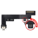 Replacement Charging Port Flex Cable Compatible with Apple iPad Air 4 / iPad Air 5 (Cellular) (Premium) (White)