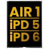 Replacement LCD Compatible with Apple iPad Air 1 / iPad 5 (2017) / iPad 6 (2018) (Refurbished)