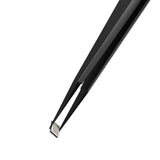 iNeeZy Handmade Non-Magnetic Stainless Tweezers (Black - Thin) (Qianli) Compatible with Qianli
