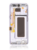 Replacement OLED Assembly With Frame Compatible with Samsung Galaxy S8 Plus (Aftermarket Plus) (Orchid Gray)