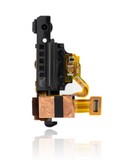 Replacement Earpiece Speaker With Headphone Jack And Power Button Flex Cable Compatible with BlackBerry Leap (Z10)