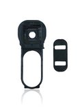 Replacement Back Camera Lens With Button Frame Compatible with LG V10 (Black)