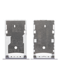 Replacement Sim Card Tray Compatible with Xiaomi Redmi Note 4X (Platinum Silver)