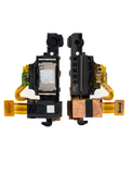 Replacement Earpiece Speaker With Headphone Jack And Power Button Flex Cable Compatible with BlackBerry Leap (Z10)