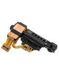 Replacement Earpiece Speaker With Headphone Jack And Power Button Flex Cable Compatible with BlackBerry Leap (Z10)