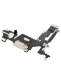 Replacement Charging Port Flex Cable Compatible with Apple iPhone 11 (Premium) (White)
