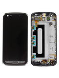 Replacement LCD Assembly With Frame Compatible with LG X Venture (H700) (Refurbished) (Black)