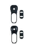 Replacement Back Camera Lens With Button Frame Compatible with LG V10 (Black)