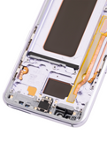 Replacement OLED Assembly With Frame Compatible with Samsung Galaxy S8 Plus (Aftermarket Plus) (Orchid Gray)