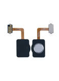 Replacement Fingerprint Reader With Flex Cable Compatible with LG Q7 Alpha / Q7 Plus (Silver)