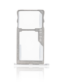 Replacement Sim Card Tray Compatible with BlackBerry KEYone (Silver)