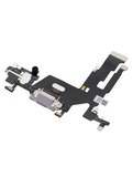 Replacement Charging Port Flex Cable Compatible with Apple iPhone 11 (Premium) (Purple)