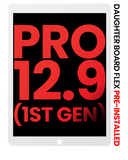 Replacement LCD Assembly With Digitizer & Daughter Board Flex Pre-Installed Compatible with Apple iPad Pro 12.9" 1st Gen (2015) (Aftermarket Plus) (White)