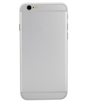 Replacement Back Housing W/ Small Components Pre-Installed Compatible with Apple iPhone 6 (Used OEM Pull: Grade A) (Silver)