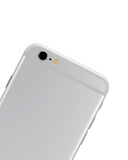 Replacement Back Housing W/ Small Components Pre-Installed Compatible with Apple iPhone 6 (Used OEM Pull: Grade A) (Silver)