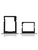Replacement Sim Card + SD Card Tray Compatible with Huawei P8 (Mystic Champagne)