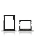 Replacement Sim Card + SD Card Tray Compatible with Huawei P8 (Titanium Gray)