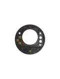 Replacement Back Camera Lens Bracket And Flash Defuser Compatible with Motorola Moto Z Play Droid (XT1635 / 2016) (Black)