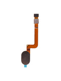 Replacement Home Button With Flex Cable Compatible with Motorola Moto G5 Plus (XT1687 / 2017) (White)