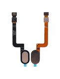Replacement Home Button With Flex Cable Compatible with Motorola Moto G5 Plus (XT1687 / 2017) (Gold)