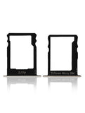 Replacement Sim Card + SD Card Tray Compatible with Huawei P8 Lite (Gold)