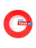 Double-Sided Polyester Red Tape (5MM X 25M) (Tesa Model # 4965) Compatible with tesa