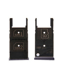 Replacement Sim Card Tray Compatible with Motorola Moto X Style (XT1572 / 2015) (Black)