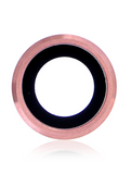Replacement Back Camera Lens Compatible with Apple iPhone 6 Plus / 6S Plus (Rose Gold) (10 Pack) (Real Sapphire l Premium)
