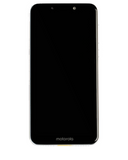 Replacement LCD Assembly With Frame Compatible with Motorola One (XT1941 / 2018) (Genuine OEM) (White)