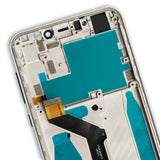 Replacement LCD Assembly With Frame Compatible with Motorola One (XT1941 / 2018) (Genuine OEM) (White)