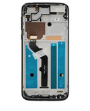 Replacement LCD Assembly With Frame Compatible with Motorola Moto G7 Play (XT1952 / 2019) / T-Mobile Revvlry (Genuine OEM) (Starry Black)