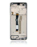 Replacement LCD Assembly With Frame Compatible with Motorola Moto G Power (XT2117 / 2021) (Genuine OEM) (Polar Silver)