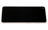 Replacement LCD Assembly With Frame Compatible with Motorola Moto G Power (XT2117 / 2021) (Genuine OEM) (Polar Silver)