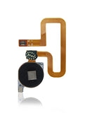 Replacement Fingerprint Reader With Flex Cable Compatible with Huawei Y7 Pro (2018) (Black)