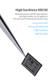 iNeeZy Handmade Non-Magnetic Stainless Tweezers (Silver - Wide) (Qianli) Compatible with Qianli