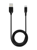 Replacement 6 ft USB Type C To USB Type A Cable (AmpSentrix) (Infinity) (Black) Compatible with Ampsentrix