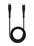 Replacement 6 ft USB Type C To USB Type C Cable (AmpSentrix) (Alpha) (Black) Compatible with Ampsentrix