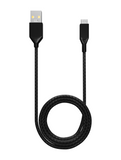 Replacement 6 ft Micro USB To USB Type A Cable (AmpSentrix) (Infinity) (Black) Compatible with Ampsentrix