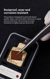 iNeeZy Handmade Non-Magnetic Stainless Tweezers (Silver - Wide) (Qianli) Compatible with Qianli
