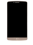 Replacement LCD Assembly With Frame Compatible with LG G3 (Genuine OEM) (Gold)