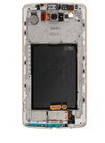 Replacement LCD Assembly With Frame Compatible with LG G3 (Genuine OEM) (Gold)