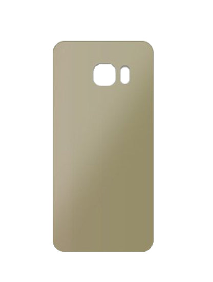 Replacement Back Cover Glass Compatible with Samsung Galaxy S6 Edge Plus (No Logo) (Aftermarket Plus) (Gold Platinum)