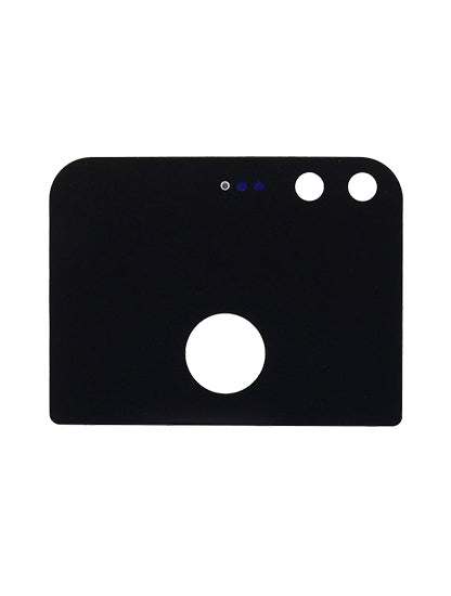 Replacement Back Glass Compatible with Google Pixel (Black)