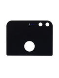 Replacement Back Glass Compatible with Google Pixel (Black)