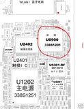 Replacement Big Audio IC Compatible with Apple iPhone 5S / 6 / 6 Plus (U0900: 338S1201: 121 Pins)