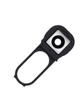 Replacement Back Camera Lens With Button Frame Compatible with LG V10 (Black)