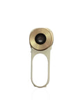 Replacement Back Camera Lens With Button Frame Compatible with LG V10 (Gold / White)